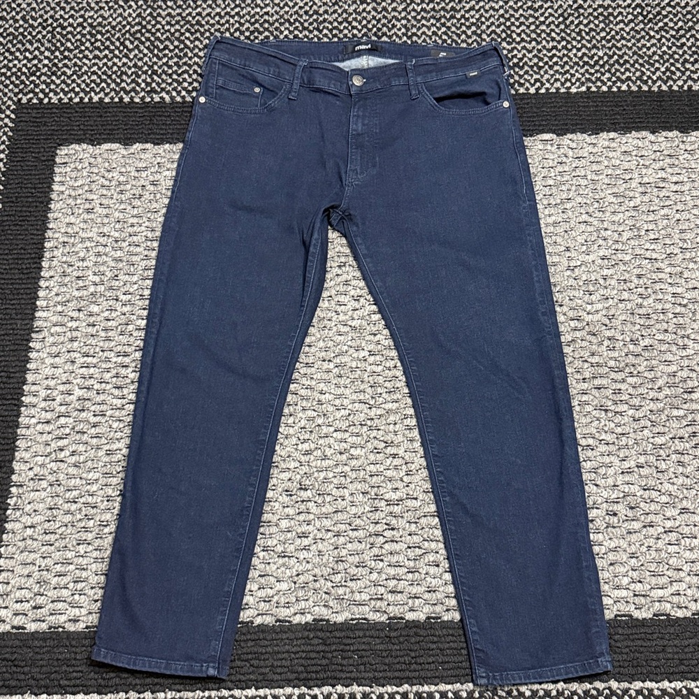 Mavi Jake Slim Leg Jeans Men’s Sz 38 Dark Blue Stretch Denim Casual Classic